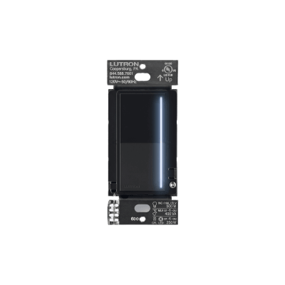 (RadioRa3) Atenuador táctil Sunnata Dimmer PRO color negro satin, requiere cable neutro / soporta 250W LED