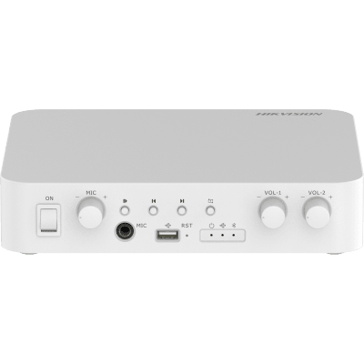 Amplificador | Compatible con Spotify | Bluetooth | 2 Canales | 40 W por Canal | 100V COM x 2 | 2 Zonas |  Musica Ambiental 