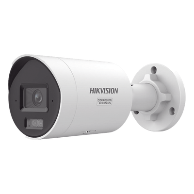 Bala IP / 8 Megapixel / Lente 2.8 mm / 40 m IR + Luz Blanca / 131 pies / IP67 NEMA 4X / WDR 130 dB / Dual Micrófono / AcuSense 3.0