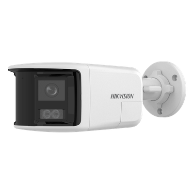 Cámara Bala IP / 6 Megapixel / Smart Hybrid Light 40 m (131.2 ft) / 180° Campo de Visión / Audio Bidireccional / IP67