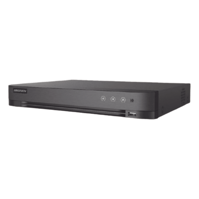 DVR Pentahíbrido / 24 Canales / 16 TurboHD + 8 IP / 5 Megapixel Lite / Reconocimiento Facial / Audio Bidireccional / H.265+ / HDMI y VGA Full HD