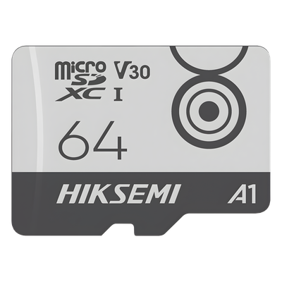 Memoria MicroSD / 64 GB / Lectura 95 MB/s / Escritura 55 MB/s / Clase 10 U3 V30 / Rango −25°C a 85°C / 10,000 h Grabación / Resistente Agua y Golpes