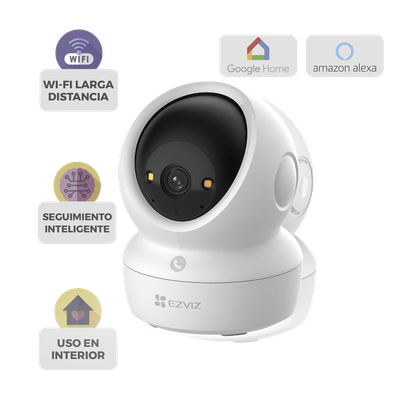 Cámara PT IP / 4K 8 Megapixel / Wi-Fi Dual 2.4/5 GHz / Visión Nocturna Color 10 m (32.8 ft) / Audio Bidireccional / Seguimiento Automático