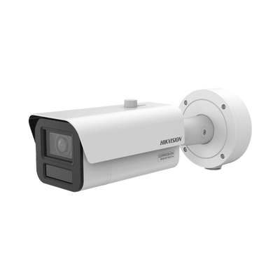 Bala IP 4 Megapixel / Lente Mot. 2.8 - 12 mm / 60 mts IR EXIR / 2 Analiticos Simultaneos / DeepinView / SSD Integrado 1 TB / IP67 / IK10 / H.265+ / WDR 150 dB / Captura Facial / Búsqueda por Atributos / Micro SD