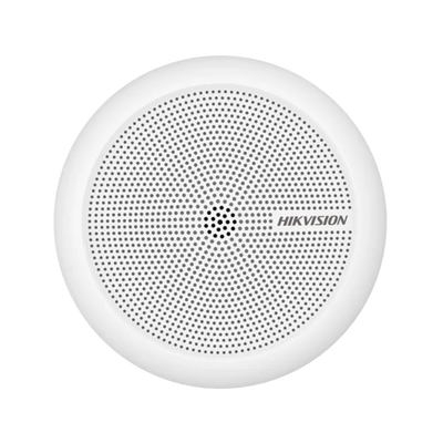 Micrófono Omnidireccional (360°) / Uso en Interior / Preamplificado para CCTV / Cancelación de Ruido Ambiental / Uso en Techo - Pared - Escritorio / Alcance de 5 Metros