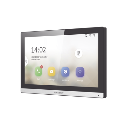 Monitor IP WiFi Touch Screen 7" para Videoportero IP / Vídeo en Vivo / PoE Estándar / Apertura Remota / Llamada Entre Monitores / Audio bidireccional / Borde slim