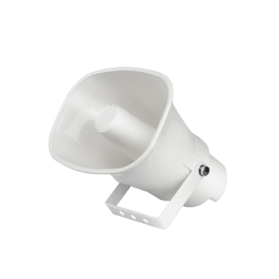 Altavoz Tipo Trompeta / 5 Watts - 30 Watts / Color Blanca / 100 V | 70 V / Material ABS / IP65 / 120 dB