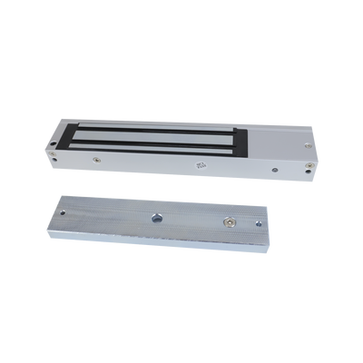 Chapa Magnética de 600 Lbs (272 Kg) / Montaje en Puerta Normal / Certificado CE /  Uso en Interior / Magnetismo Anti-residual