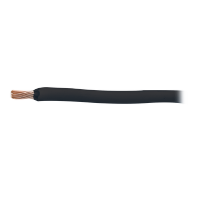 Cable Eléctrico 16 AWG Color Negro, Conductor de Cobre Suave Cableado. Aislamiento de PVC, Auto-Extinguible. Bobina de 100 Metros (328.08 Pies)