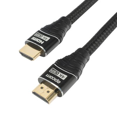 Cable HDMI de 1.8 Metros (5.91 Pies) | Alta Definición | Longitud | Versión 2.0 | Alta Velocidad 18Gbps | 4K@60Hz | Conectores Chapados en Oro | Tipo Redondo