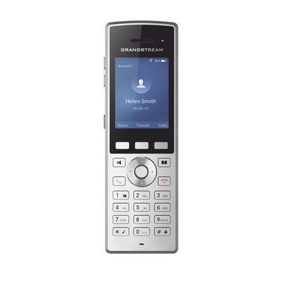  Teléfono WiFi portátil empresarial con 2 lineas y cuentas SIP, Bluetooth y botón Push-to-talk