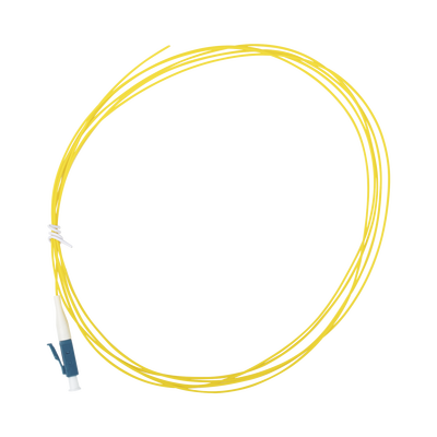 Pigtail de Fibra Óptica Monomodo LC/UPC, Simplex de 2 Metros (6.56 Pies)
