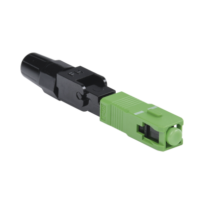 Conector Rápido de Instalación en Campo, Monomodo, SC/APC, Pre-Pulido, Re-Terminable, Ideal para Aplicaciones FTTx
