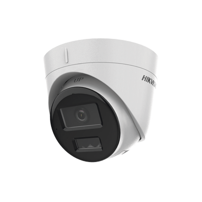 [Dual Light] Turret IP 2 Megapixel / Lente 2.8 mm / 30 mts IR + 30 mts Luz Blanca / Micrófono Integrado / ACUSENSE Lite / Exterior IP67 / H.265 / PoE / ONVIF