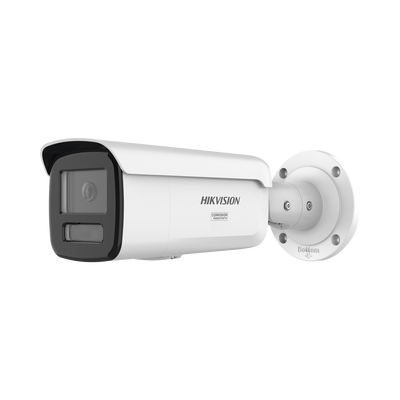 [Dual Light + ColorVu 3.0 + HikAI] Bala IP 8 Megapixel / Lente 4 mm / 60 mts IR + Luz Blanca / Exterior IP67 / Estrobo Luz Blanca / WDR 130 dB / ACUSENSE 3.0 / Metal / NEMA 4X / ACUSEEK