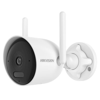 Bala IP 2 Megapixel / Lente 2.8 mm / Dual Light (30 mts IR + 30 mts Luz Blanca) / Wi-Fi 6 / ACUSENSE / Audio Bidireccional (Micrófono y Bocina) / IP66 / dWDR 