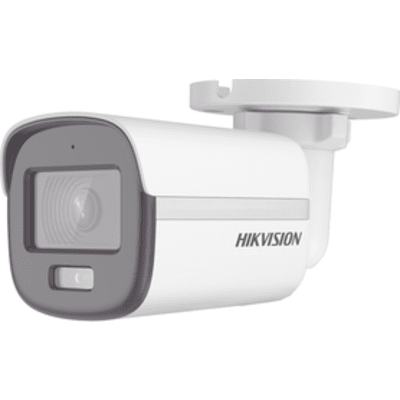[ColorVu] Bala TURBOHD 2 Megapixel (1080p) / Imagen a Color 24/7 / Lente 2.8 mm / METAL / Luz Blanca 20 mts / Exterior IP67 / TVI-AHD-CVI-CVBS / dWDR