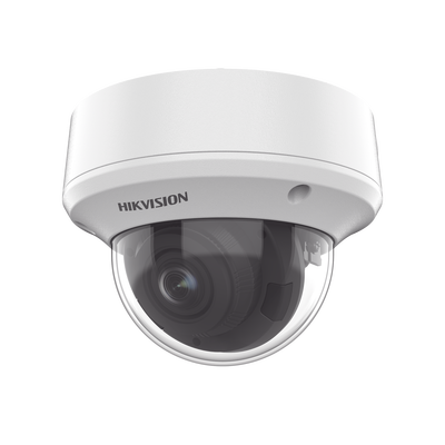 Domo TURBOHD 5 Megapixel / Lente Motorizado 2.7 - 13.5 mm / IR EXIR 40 mts / TVI-AHD-CVI-CVBS / IK10 / IP67 / dWDR / 12 Vcc / 24 VCA