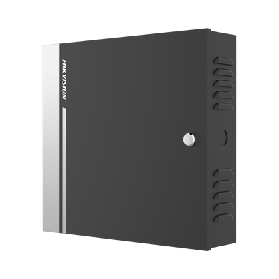 Controlador de Acceso para 4 Puertas y 8 Lectores RS485 o 4 Wiegand / Incluye Gabinete y Fuente de Alimentación 12Vcc/8A / Soporta Batería de Respaldo /  Wiegand y RS-485 / 10,000 Tarjetas