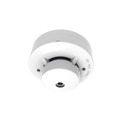 Detector de Humo Fotoeléctrico No Direccionable de 4 Hilos / Buzzer Integrado / LED 360° / DC 12 V / Algoritmos de Discriminación Avanzada