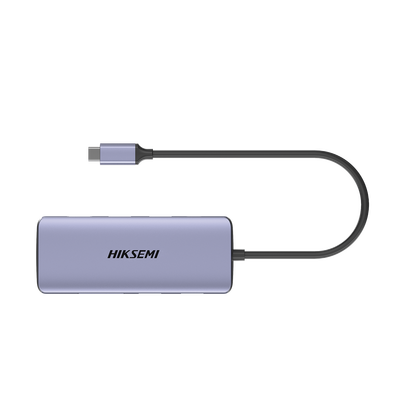 Hub USB-C 8 en 1 / HDMI 4K / 3x USB 3.0 + 1x USB 2.0 / SD + Micro SD / PD 100W / Aleación de Aluminio