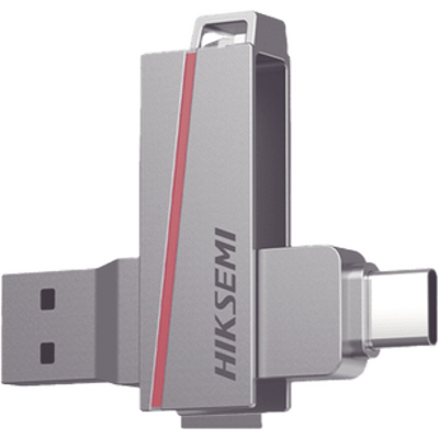 Memoria USB Dual de 16GB / USB-C y USB-A / Transferencia de Alta Velocidad / Metálica / Compatible con Dispositivos Móviles, Windows, Mac y Linux