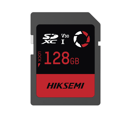 Memoria SD / 128 GB / 180 MB/s Lectura / 150 MB/s Escritura / V30 U3 / Para Drones y Cámaras de Acción / HIKSEMI CAPTURE E30