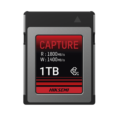 Memoria CFexpress Tipo B / 1 TB / 1800 MB/s Lectura / 1600 MB/s Escritura / Video 8K / PCIe Gen 3×2