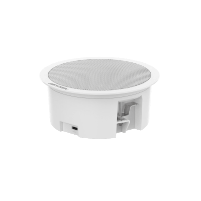 Bocina (Altavoz IP) Con Bluetooth | Montaje en Plafón | 3 Watts | No requiere amplificador | PoE+ | Entrada de alarma | Soporta Bocinas secundarias | Voceo en tiempo real | Calendarización de audios | Síntesis de Voz (TTS)