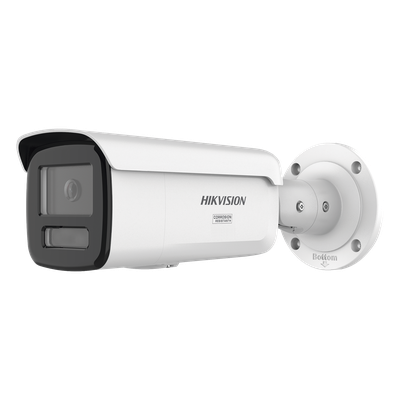 Bala IP 8 Megapixel / Lente 4 mm / 60 mts IR + Luz Blanca / Exterior IP67 / Estrobo Azul y Rojo / WDR 130 dB / ACUSENSE 3.0 / Metal / NEMA 4X / ACUSEEK