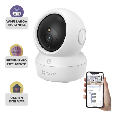 Cámara PT IP / 3K 5 Megapixel / Visión Nocturna Color 10 m (32.8 ft) / Wi-Fi Dual-Band / Audio Bidireccional / Rotación 340°