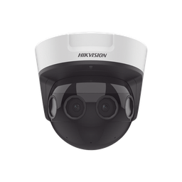 PanoVu Series / Vista Panorámica 180° / 8 Megapixel en Total / 4 Lentes 2.8 mm (2 Megapixel) / 20 mts IR EXIR / Exterior IP67 / IK10 / 12 Vcc / PoE+ / MicroSD