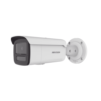 [Dual Light + 2 Micrófonos Integrados] Bala IP 4 Megapixel / Lente 4 mm / 80 mts IR + 80 mts Luz Blanca / ACUSENSE / Exterior IP67 / IK10 / WDR 120 dB / PoE / Micro SD  / ACUSEARCH