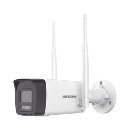Bala IP 4 Megapixel / Lente 2.8 mm / Dual Light (30 mts IR + 30 mts Luz Blanca) / Wi-Fi / ACUSENSE /  Audio Bidireccional (Micrófono y Bocina) / IP66 / dWDR / Micro SD
