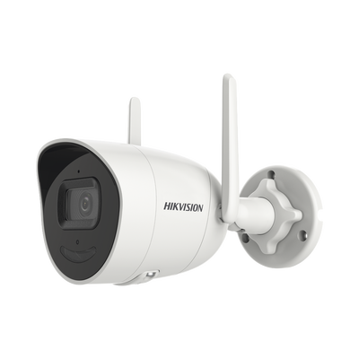 Bala IP 4 Megapixel / Lente 2.8 mm / 30 mts IR / Exterior IP66 / Wi-Fi / ACUSENSE Lite / WDR 80 dB / H.265+ / Micrófono y Audio Bidireccional (Micrófono y Bocina) / Micro SD / Se Conecta Directo a la App de Hik-Connect