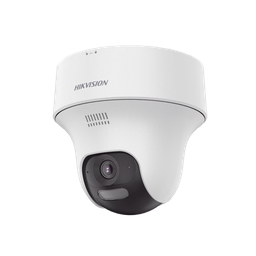 Turret  PT IP 4 Megapixel / Lente 2.8 mm / Dual Light (20 mts IR + 15 mts Luz Blanca) / Wi-Fi / IP54 / dWDR / H.265 / Audio Bidireccional (Micrófono y Bocina) / Micro SD