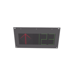 Guía de Estacionamiento Interior / Ideal para Pasillos y Áreas de Control de Estacionamientos / RS485- RJ45 / Indicador Numérico / Flecha Dinámica