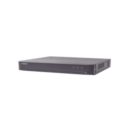DVR 4 Canales TURBOHD + 4 Canales IP / 8 Megapixel (4K) / Audio de dos vías por Coaxitron / ACUSENSE / Reconocimiento Facial / 1 Bahía de Disco Duro / Salida de Video en 4K / H.265+