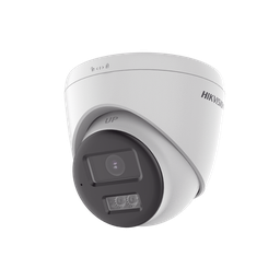 [Audio Bidireccional + Dual Light + ColorVu] Turret TURBOHD 4K (8 Megapixel) / Lente 2.8 mm / 40 mts IR EXIR + 40 mts Luz Blanca / Micrófono y Bocina Integrado / Exterior IP67 / dWDR