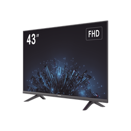 Monitor LED Full HD 43" / Ideal para Oficina y Hogar / Uso 24-7 / Entrada HDMI/VGA/USB / Compatible con Montaje VESA (200 X 200) / Bocinas Integradas