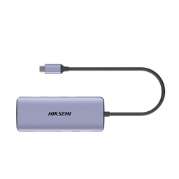 Hub (Adaptador) USB - C / 8 en 1 / 1 Salida HDMI (4K) / 1 Salida USB 2.0 / 3 Salidas USB 3.0 / 1 Salida SD (Memoria SD) / 1 Salida TF (Micro SD) / 1 Entrada USB - C (Carga Rapida / 100 Watts)