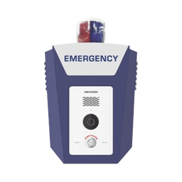 Estación de Alarma de Panico de Emergencia / Cámara 2 Megapixel / Video y Audio / Sirena y Estrobo (Azul y Rojo) / 10 Mts de IR / ISUP 