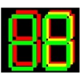 Semáforo de Cuenta Regresiva DX-3-T-1 / LED / Colores Tricolor / Carcasa PC + ABS / Protección IP53 / Visualización Simultánea de Tiempo y Colores