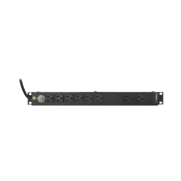 Multicontacto Horizontal (PDU) de 8 Contactos (NEMA 5-15R) Rack 19" 1UR. Voltaje Entrada/Salida: 120Vca/15A