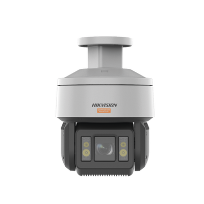 PTZ IP 4 Megapixel / 32X Zoom / Dual Light (100 mts IR / 30 mts Luz Blanca) / Polimero Anticorrosivo (Ideal para Zonas Costeras o Alta Salinidad) / AutoSeguimiento / DARKFIGHTER / Exterior IP67 / NEMA 4X / C5