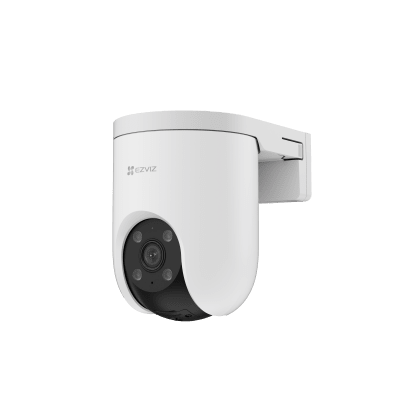 Cámara PT / Wi-Fi / Resolución 3 Megapixel (2K) / Audio de Dos Vías / Visión Nocturna en Color / AI Detección de Humanos y Vehículos / Defensa Activa con Sirena y Luz Estroboscópica / IP65 