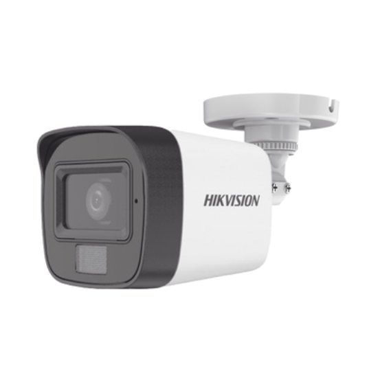 [Dual Light + ColorVu] Bala TURBOHD 2 Megapixel (1080p) / Lente 2.8 mm / 30 mts IR EXIR + 20 mts Luz Blanca / Micrófono Integrado / Gran Angular 101° / Exterior IP67 / 4 Tecnologías