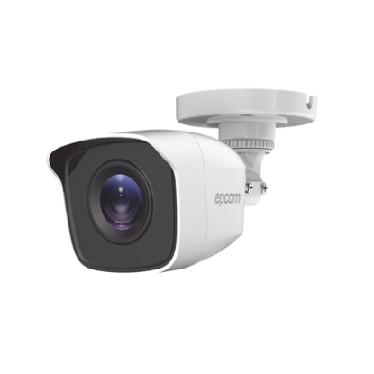 Bala TURBOHD 2 Megapíxeles (1080p) / Gran Angular 103° / Lente 2.8 mm / IR EXIR Inteligente 20 mts / Exterior IP66 / dWDR / TVI-AHD-CVI-CVBS / Policarbonato