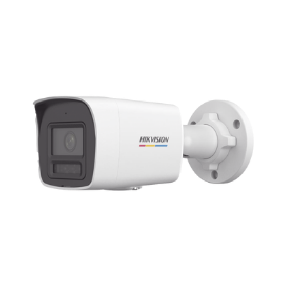 [Dual Light + ColorVu] Bala IP 2 Megapixel / Lente 2.8 mm / 30 mts IR + 30 mts Luz Blanca / Micrófono Integrado / ACUSENSE Lite / Exterior IP67 / WDR 120 dB / PoE / Micro SD 