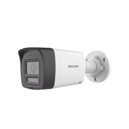 [Audio Bidireccional + Dual Light + ColorVu] Bala TURBOHD 2 Megapixel (1080p) / Lente 2.8 mm / 30 mts IR EXIR + 20 mts Luz Blanca / Micrófono y Bocina Integrado / Exterior IP67 / Metal / dWDR